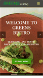 Mobile Screenshot of greensbistro.co.uk
